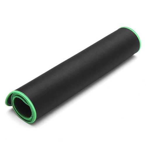 600x300x2mm Black Non-Slip Natural Rubber Desk Mat - Waterproof Keyboard & Mouse Pad for Office, Gaming & Home Workspace