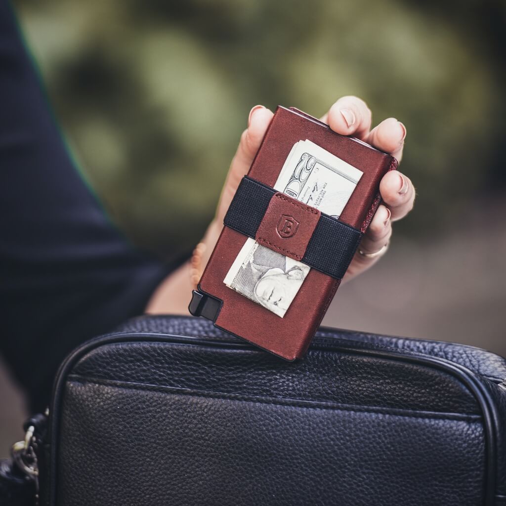 Premium Genuine Leather Card Holder - Slim RFID Blocking Wallet for Men & Women | Perfect for Business Cards, Credit Cards & ID | Ideal for Travel, Office & Everyday Use