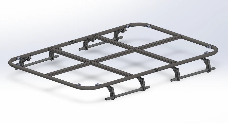 2023+ Ineos Grenadier Owl Flat Earth Roof Rack - Heavy Duty Cargo Carrier for Outdoor Adventures, Camping & Overlanding