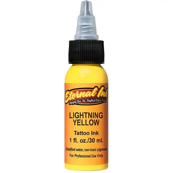 Lightning Yellow Eternal Ink - Premium Long-Lasting Ink for Pens, Markers & Calligraphy - Perfect for Art, Office & School Projects