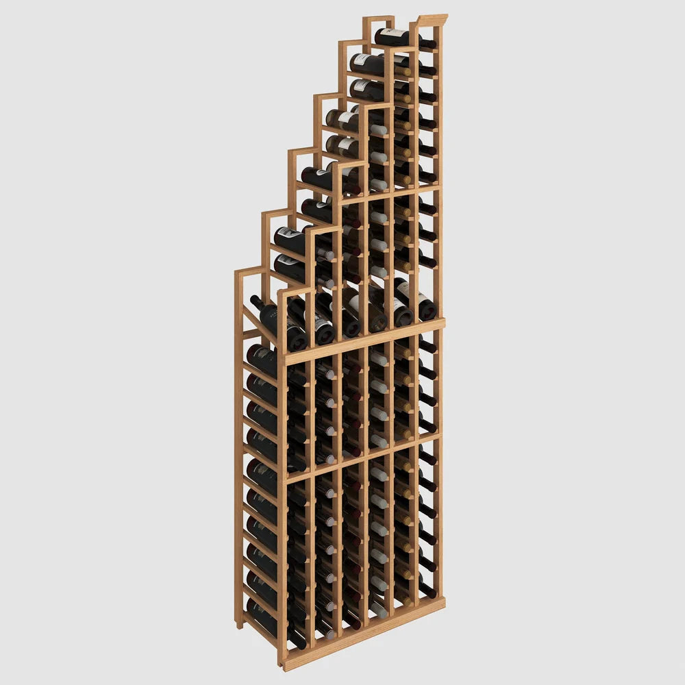 95 Bottle Cascade Left - Elite Wine Rack Kit 85