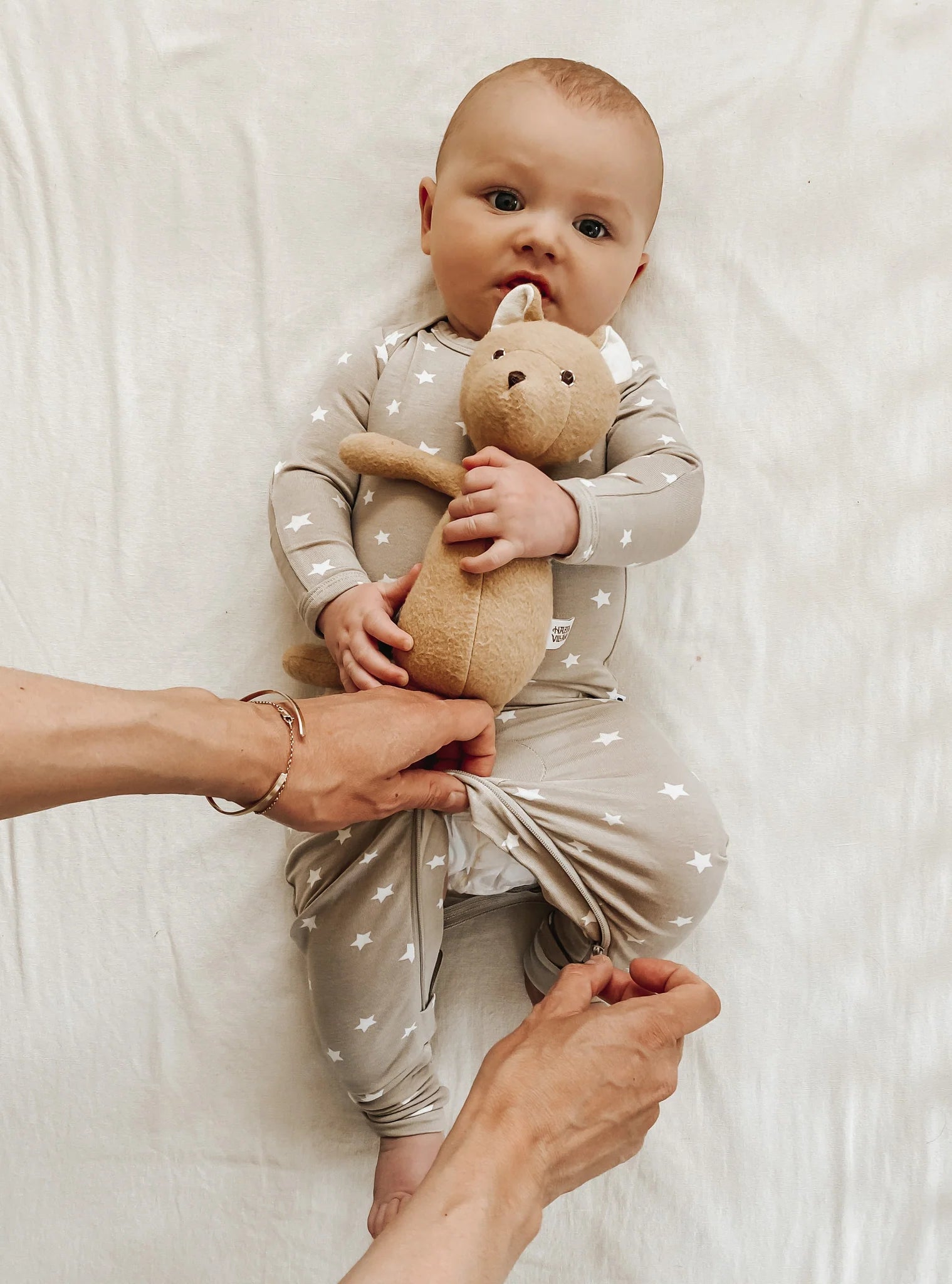Gunamuna 2-in-1 Convertible Baby Footie Pajamas - Soft Cotton Sleepwear for Newborn to 24 Months | Cozy & Safe for Nighttime & Daytime Wear