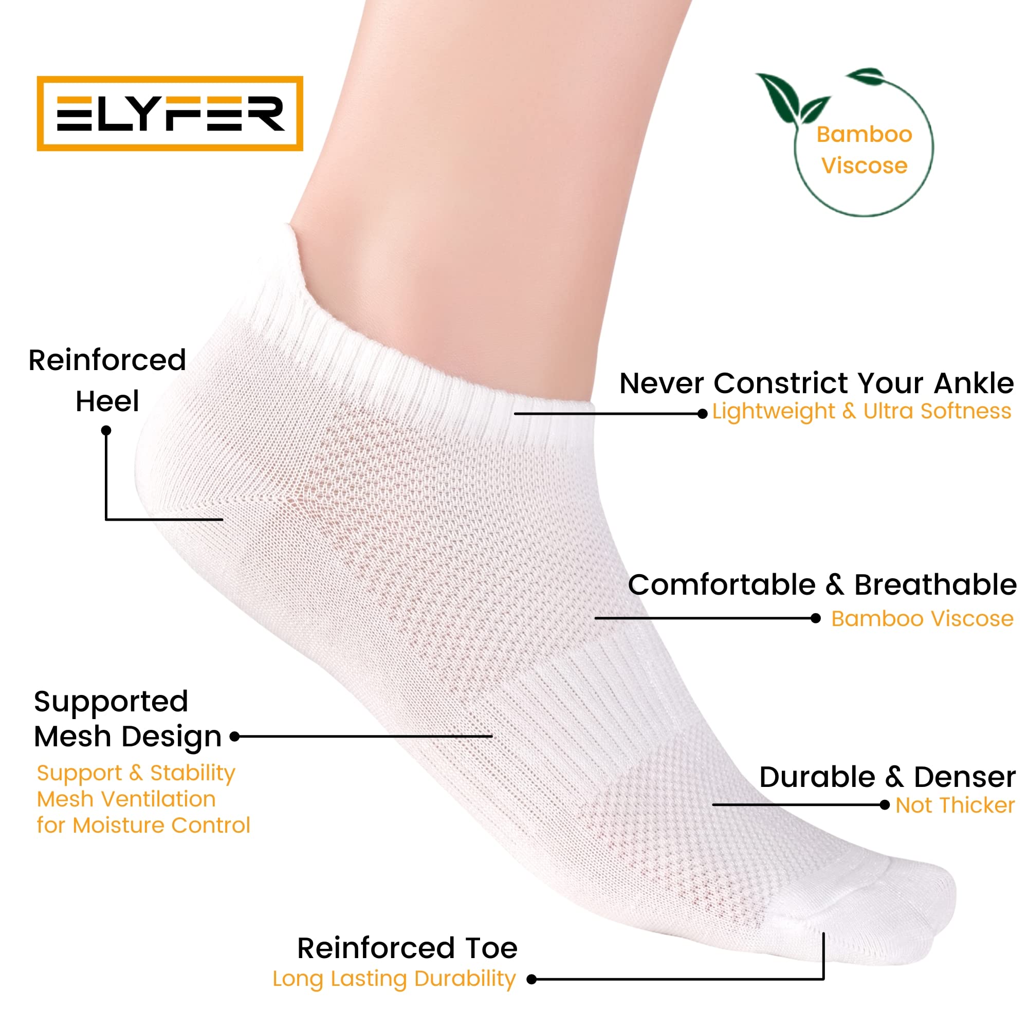 **Ultra Soft Breathable Unisex Thin Rayon Ankle Socks - 8 Pairs (Size 11-13) - Low Cut Athletic Running Socks for Women & Men - Perfect for Sports, Gym, Yoga & Everyday Wear**
