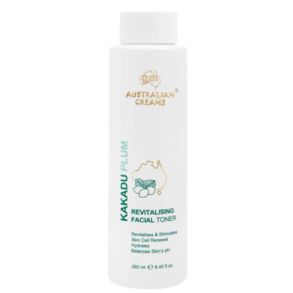 Australian Creams Kakadu Plum Revitalizing Facial Toner 250ml - Hydrating & Brightening Face Toner for Glowing Skin | Perfect for Daily Skincare Routine & Post-Cleansing Refreshment