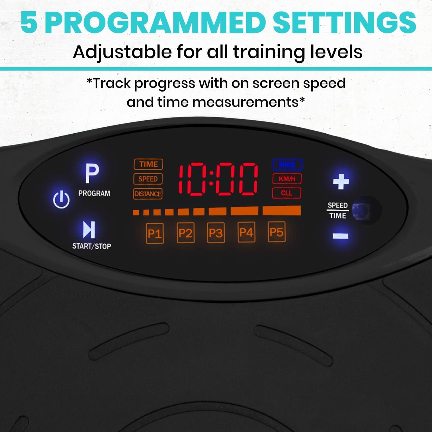 Vive Vibration Plate Exercise Machine with Resistance Bands - Full Body Workout Platform for Lymphatic Drainage, Muscle Toning, Weight Loss & Recovery - Perfect for Home Gym, Fitness & Wellness Routines