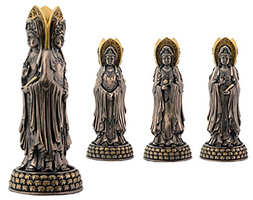 Kuan Yin Buddha Figurine - Love, Mercy & Compassion for Home Decor