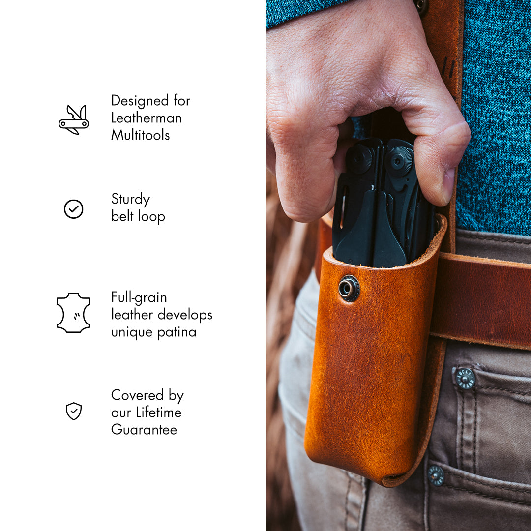 Leatherman Multitool Sheath - Durable Nylon Belt Holster for Leatherman Multi-Tools | Perfect for Camping, Hiking, Outdoor Adventures & Everyday Carry (EDC)