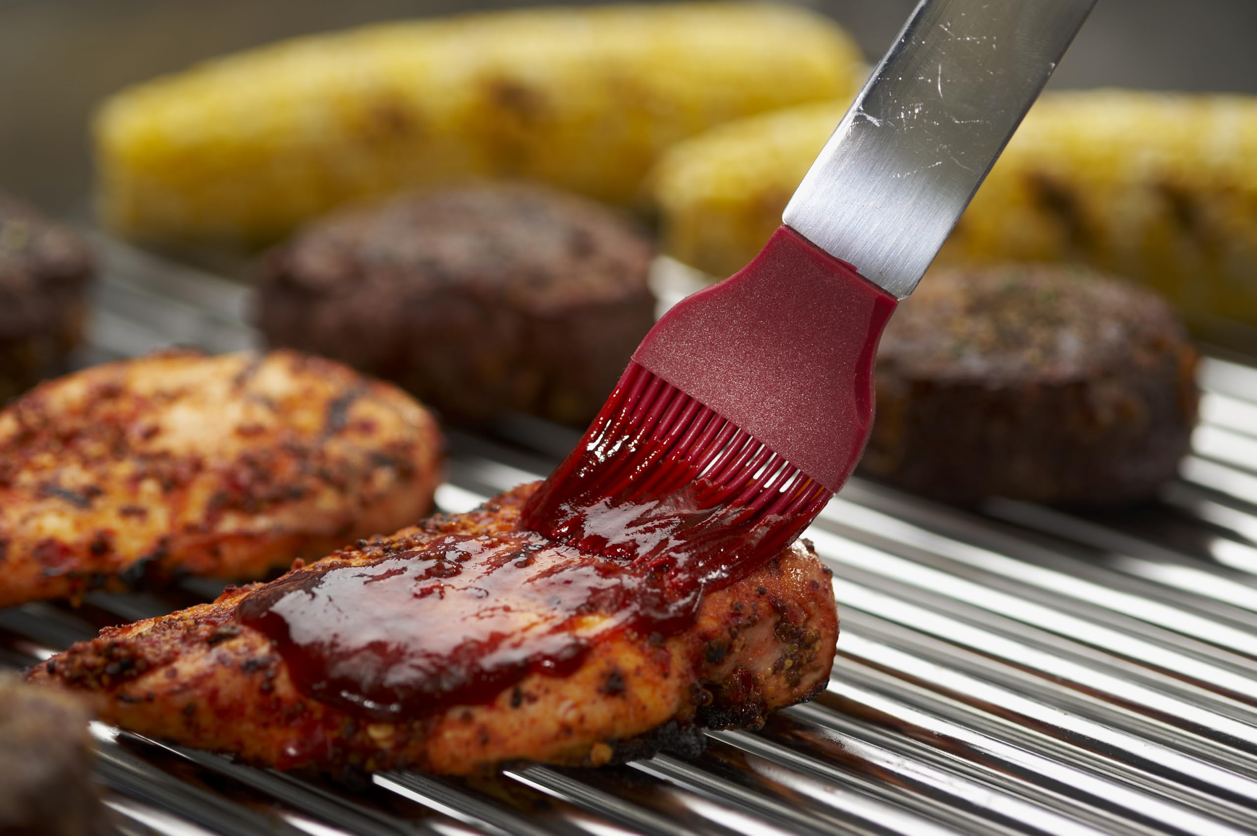 GrillPro 40035 3-Piece Stainless Steel BBQ Grill Tool Set with Spatula, Tongs & Fork - Heavy Duty, Heat Resistant for Outdoor Cooking, Grilling, Camping & Backyard Barbecues