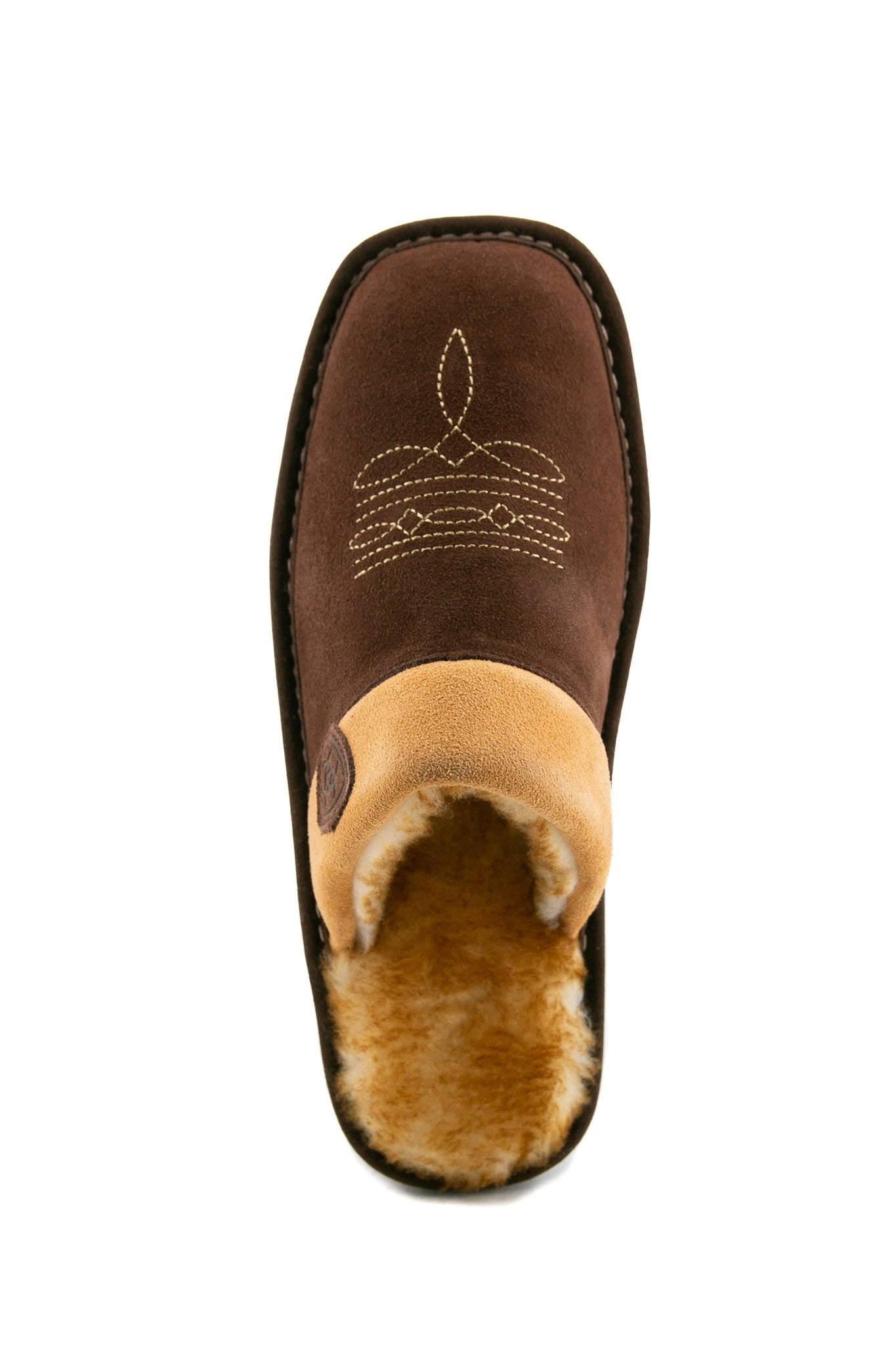 Ariat Men's Silversmith Suede Slippers - Comfortable Indoor/Outdoor House Shoes for Relaxing at Home, Lounging & Errands