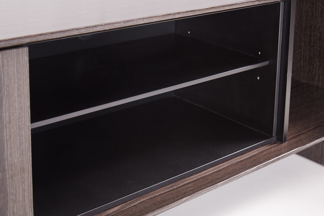 KB Copenhagen Modern TV Stand - Stylish Entertainment Center for Living Room, Bedroom & Home Theater