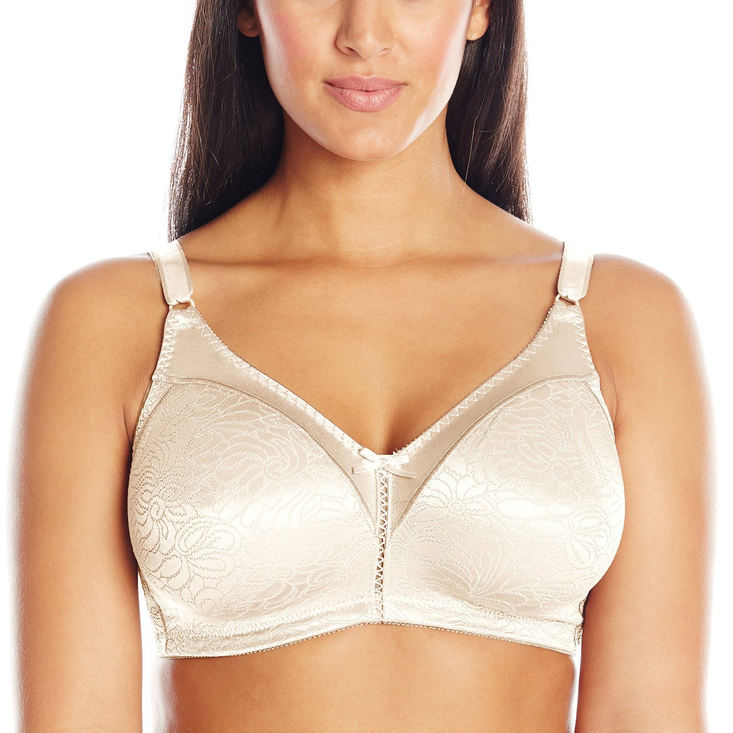 Bali Women's Comfortable Wireless Bra 3372 - Seamless Full Coverage T-Shirt Bra for Everyday Wear, Workout & Yoga