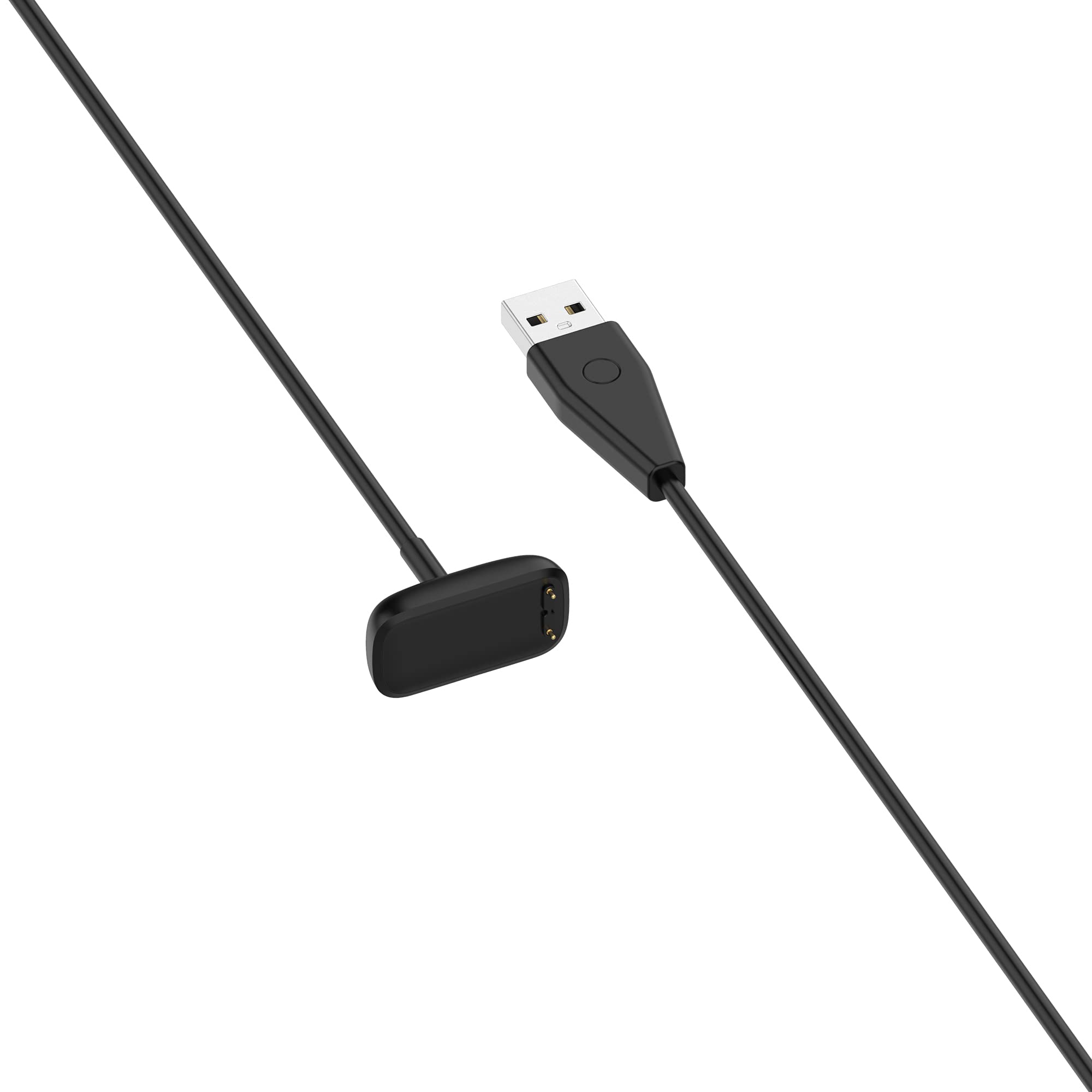 Original Fitbit Charge 5 Charger Cable - USB Replacement Charging Cord & Dock Compatible with Fitbit Luxe Tracker (50cm/1.6ft) - Perfect for Home, Office & Travel Use
