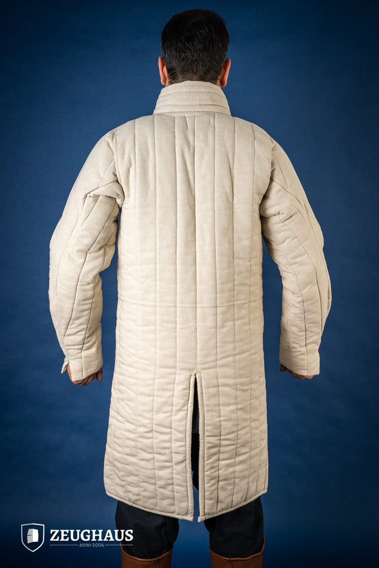 13th Century Medieval Gambeson - Authentic Historical Armor for LARP, Reenactment & Cosplay - Natural Cotton Padding for Comfort & Protection