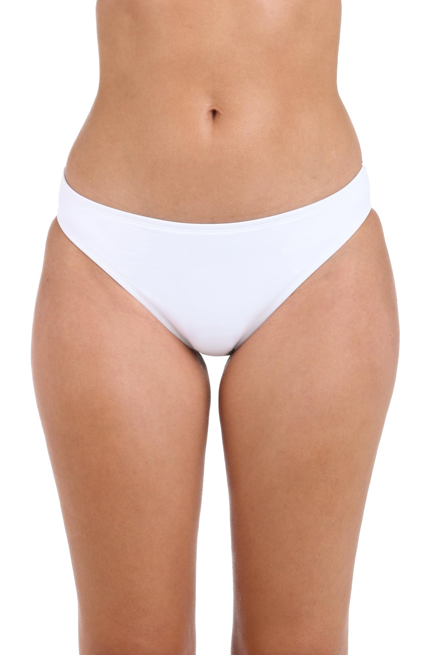 La Blanca Women's Island Goddess Solid Hipster Underwear - Comfortable Cotton Bikini Panties for Everyday Wear, Beach Vacation & Lounge