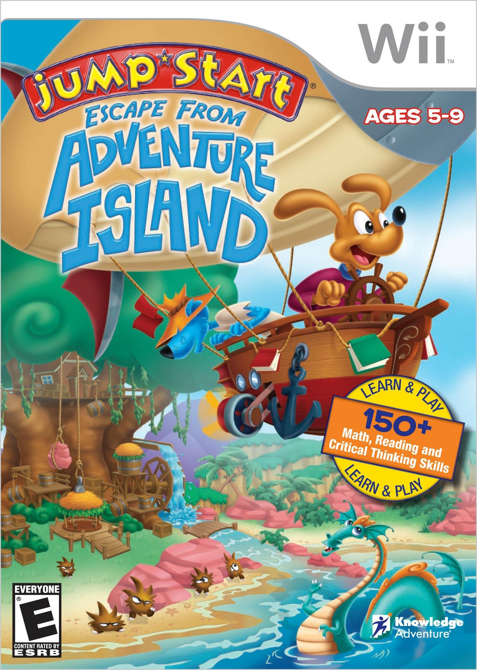 Jumpstart Escape Adventure Island - Nintendo Wii Game for Kids | Fun Educational Learning & Puzzle Solving | Perfect for Family Game Nights & Kids' Parties