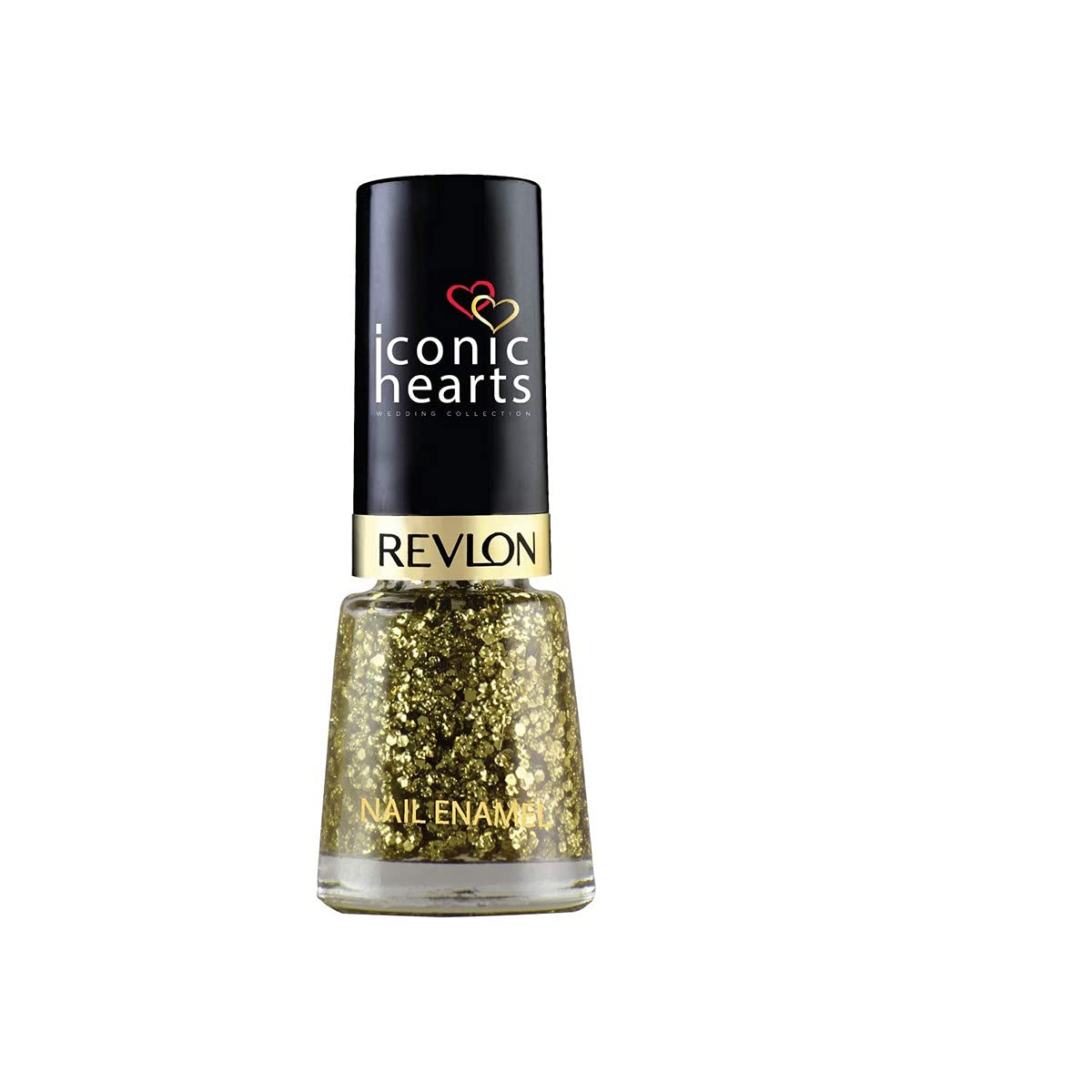 REVLON Iconic Hearts Wedding Collection Nail Polish - Yours Forever Gold, 8ml (0.27 fl oz) | Bridal Nail Polish for Weddings, Prom, Anniversary & Special Occasions