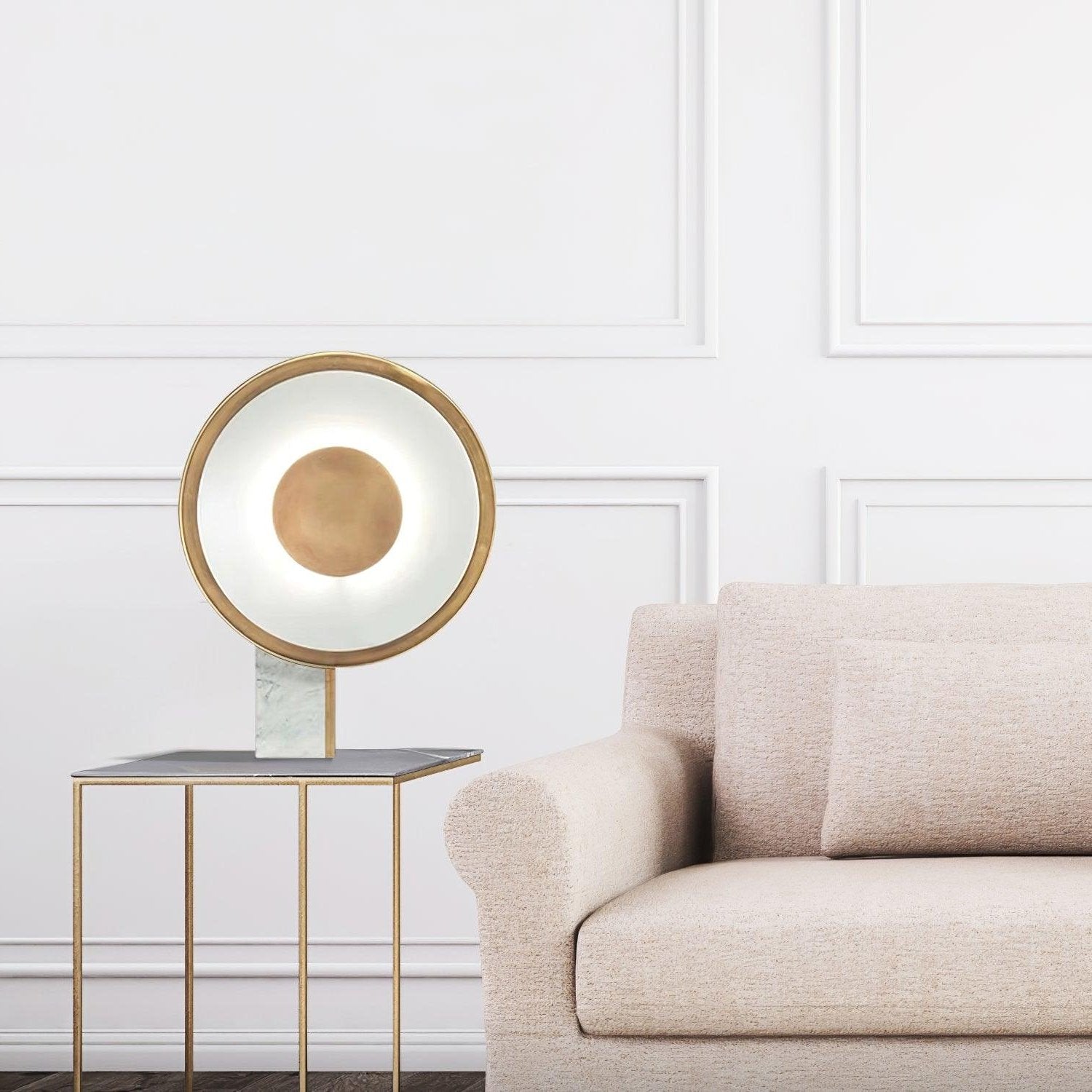 Roche Bobois Modern Table Lamp - Elegant LED Desk Light for Living Room, Bedroom & Office - Stylish Home Decor & Reading Light