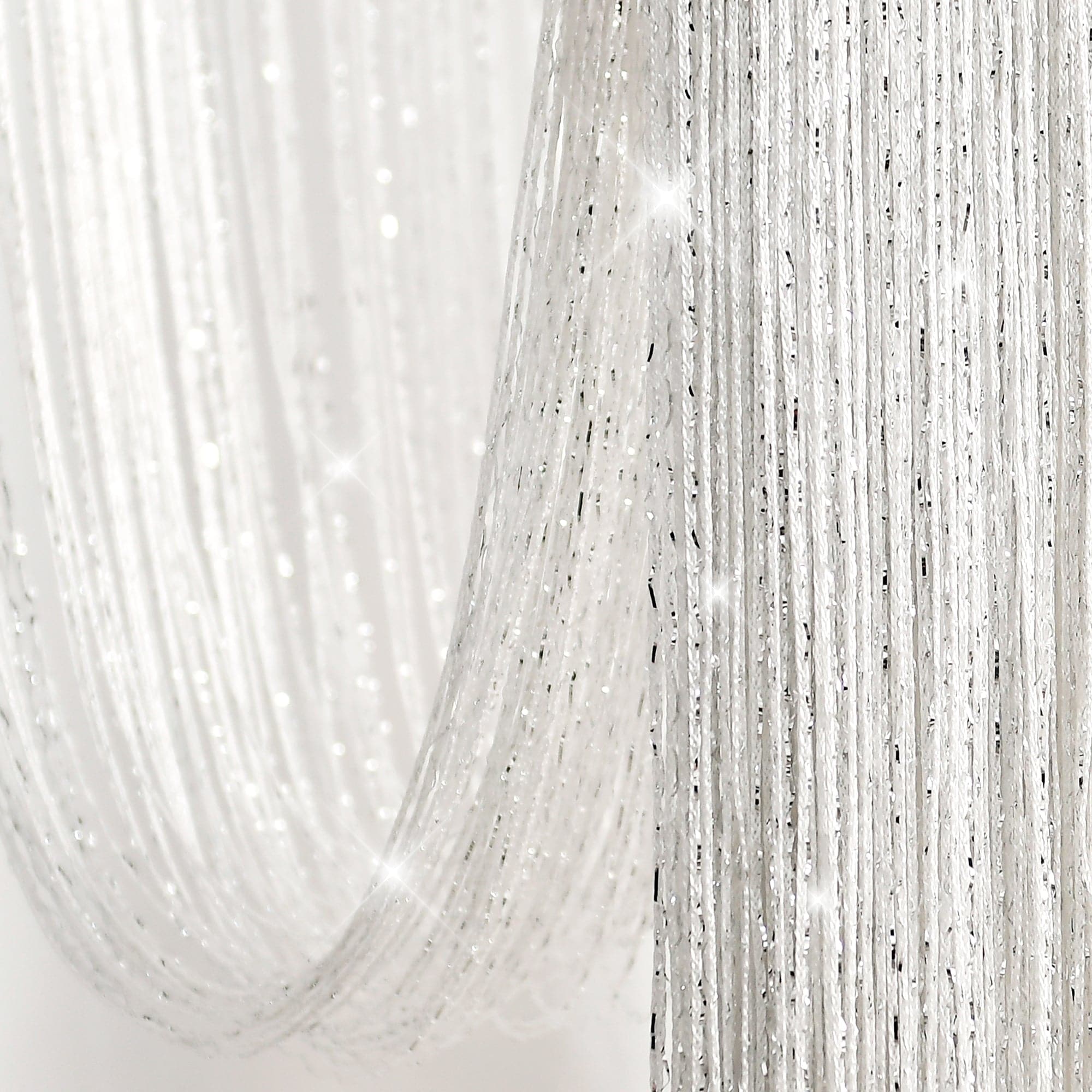 Night Sky Starry String Thread Shower Curtain Set with PEVA Lining - Waterproof Bathroom Decor for Kids & Adults, Perfect for Galaxy Themed Bedrooms & Spa Bathrooms