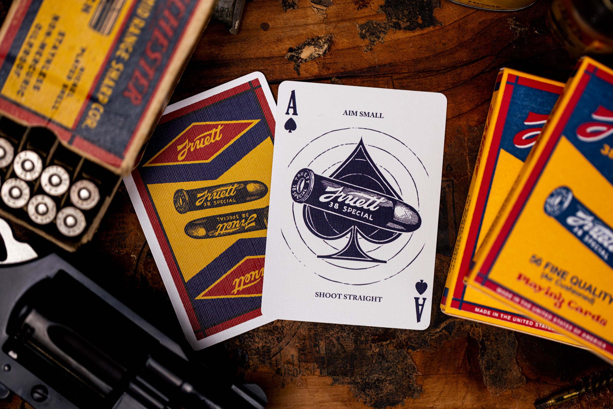 Truett 38 Special Playing Cards - Premium Deck for Poker, Blackjack & Magic Tricks - Perfect for Game Nights, Casino Parties & Cardistry Practice