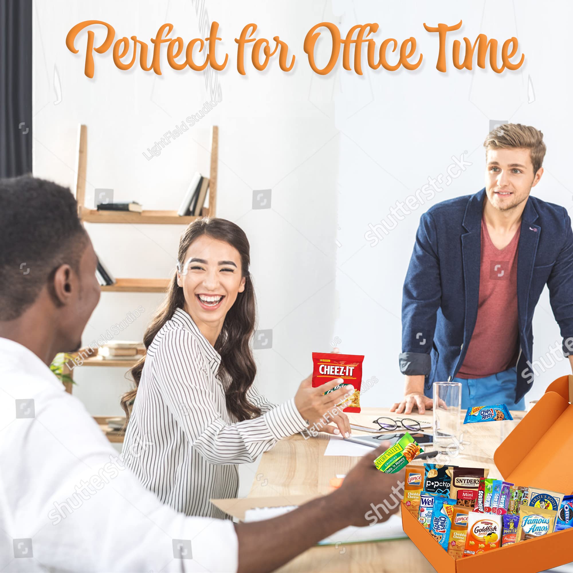 Easter Snack Box Care Package (120 Count) - Variety Candy, Chips & Cookies Gift Set for College Students, Military, Work or Home - Perfect for Holidays, Gifts & Care Packages