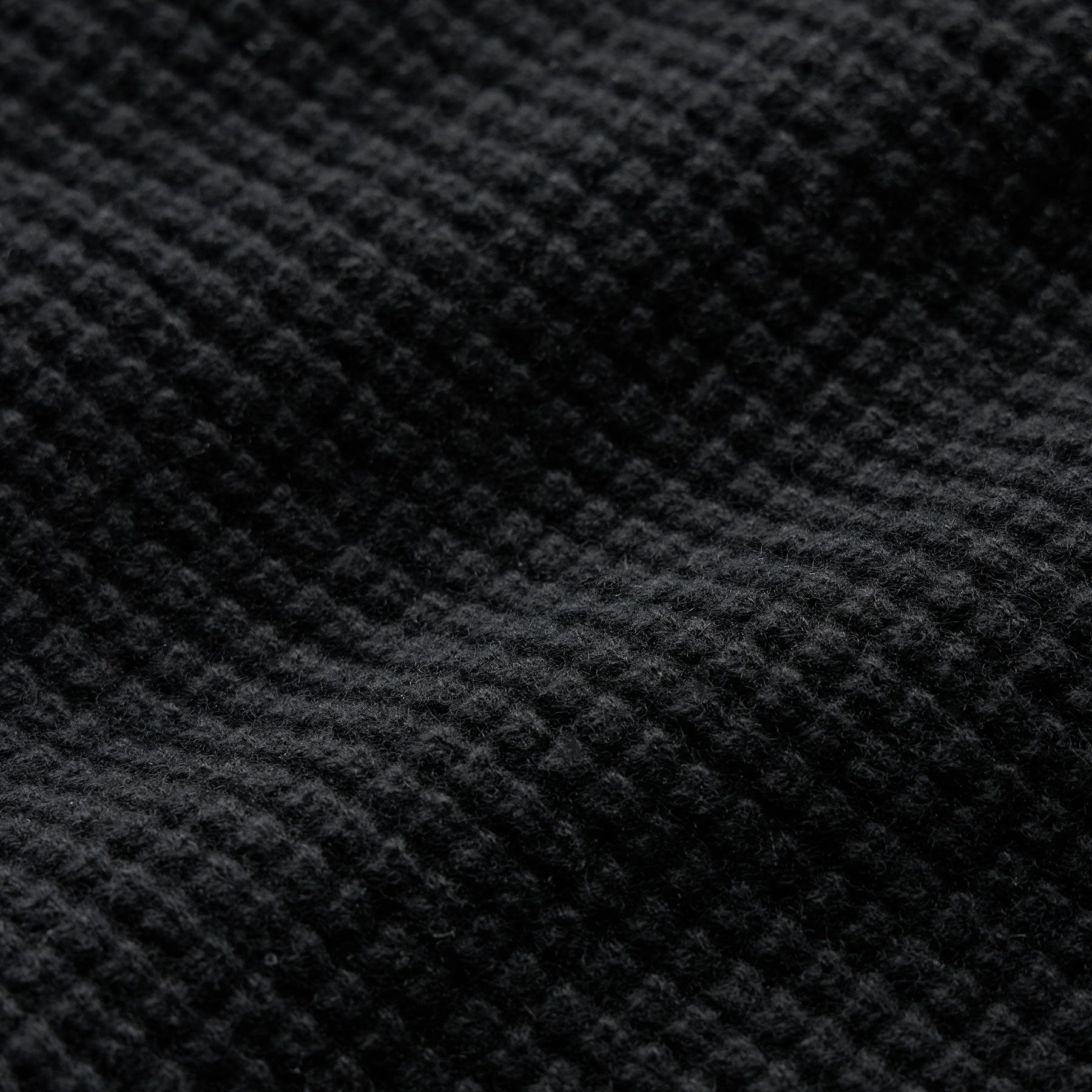 Waffle Knit Sweater for Women - Soft & Cozy Black Pullover | Perfect for Fall, Winter & Casual Outfits