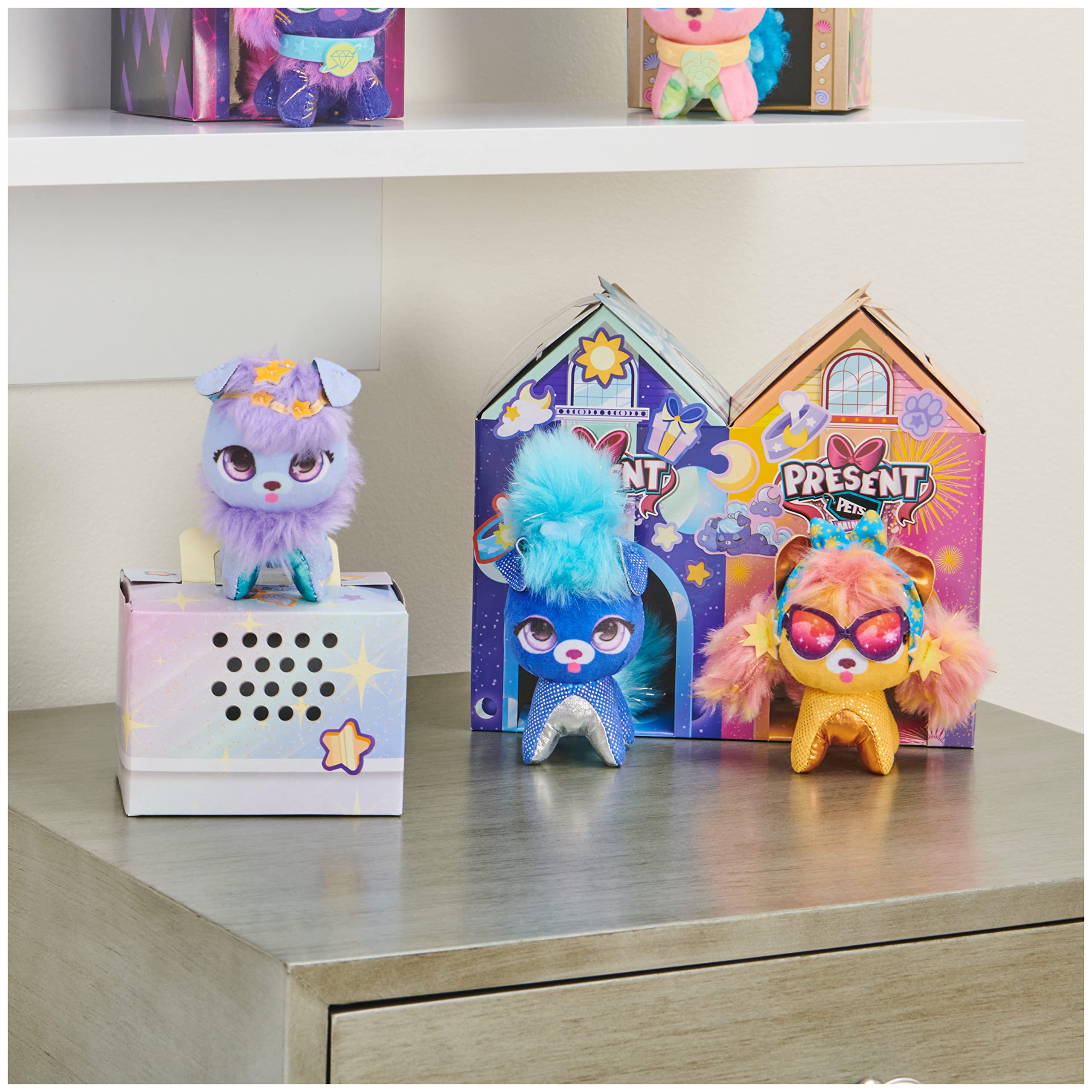 Galaxy Trio 3-Pack Mini Plush Toys (3-inch) - Soft Stuffed Animals for Kids & Girls Age 5+ - Perfect for Birthday Gifts, Bedroom Decor & Playtime Companions
