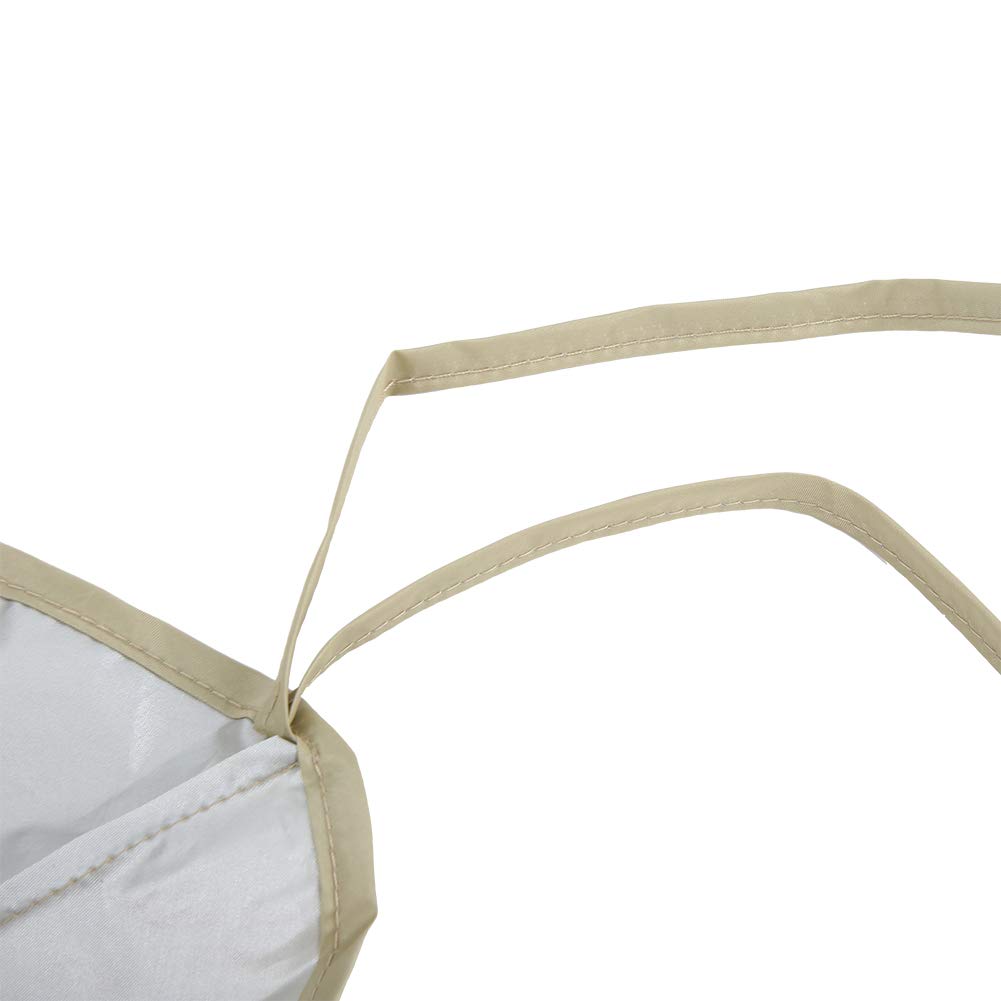 Waterproof 3-Person Patio Swing Chair Cover - Outdoor Canopy for Garden, Poolside, Balcony & Backyard (Beige) | UV Protection & All-Weather Use