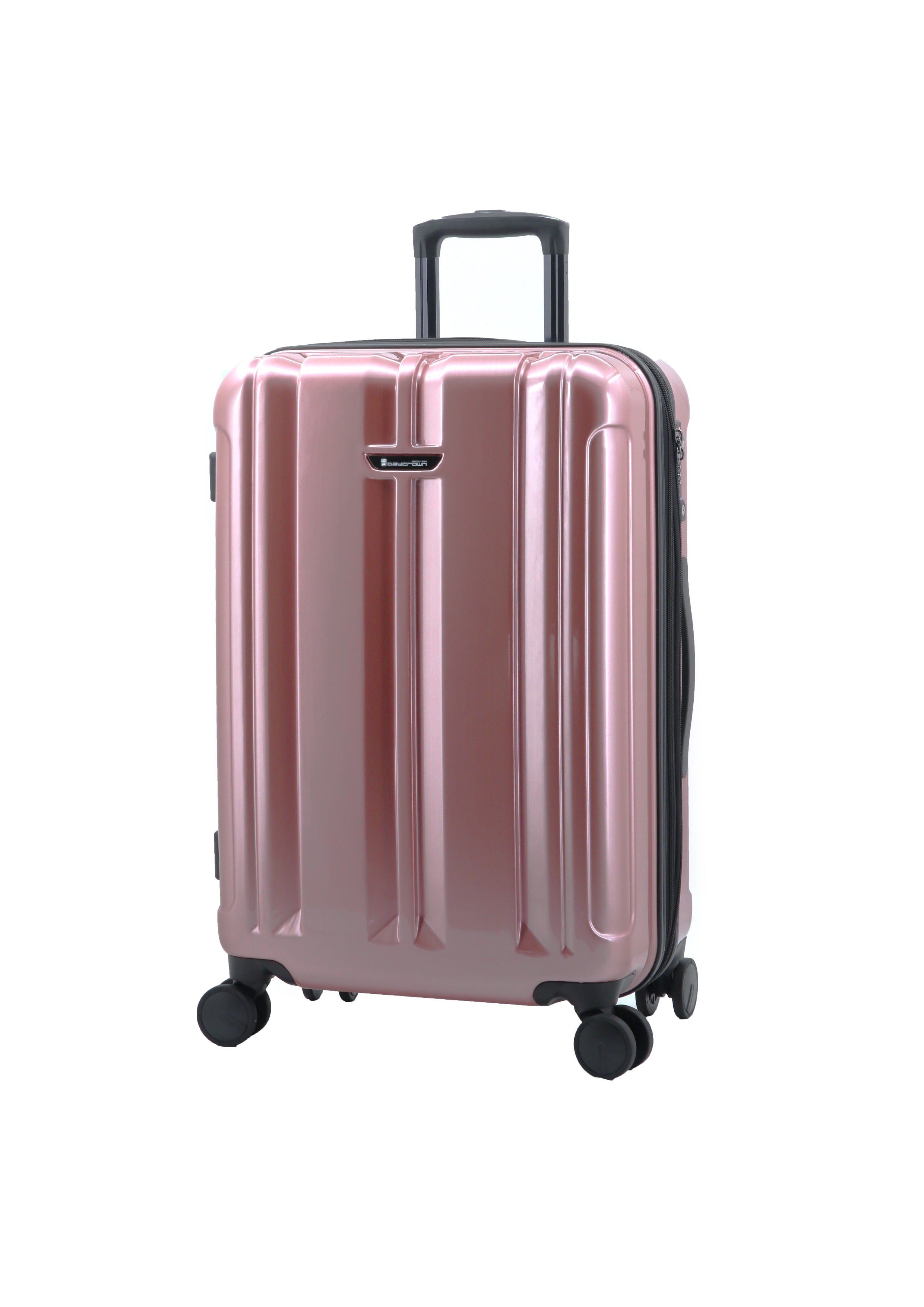 Daycrown 705 Brushed Silver 60MM HINOMOTO Silent Wheels PC Luggage Suitcase - Perfect for Business Travel & Airplane Carry-On
