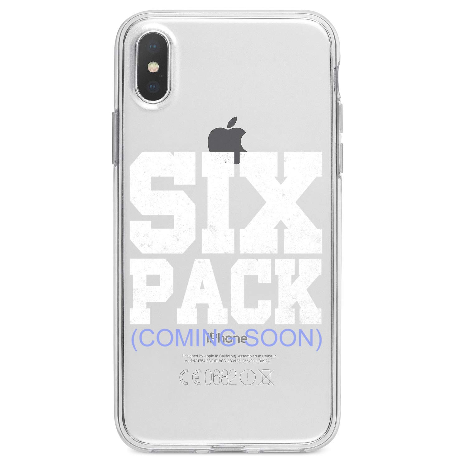 DistinctInk Clear Shockproof Hybrid Case for iPhone Xs MAX (6.5 Inch) - Durable TPU Bumper & Acrylic Back with Tempered Glass Screen Protector - 6 Pack - Perfect for Outdoor Activities, Travel & Daily Protection