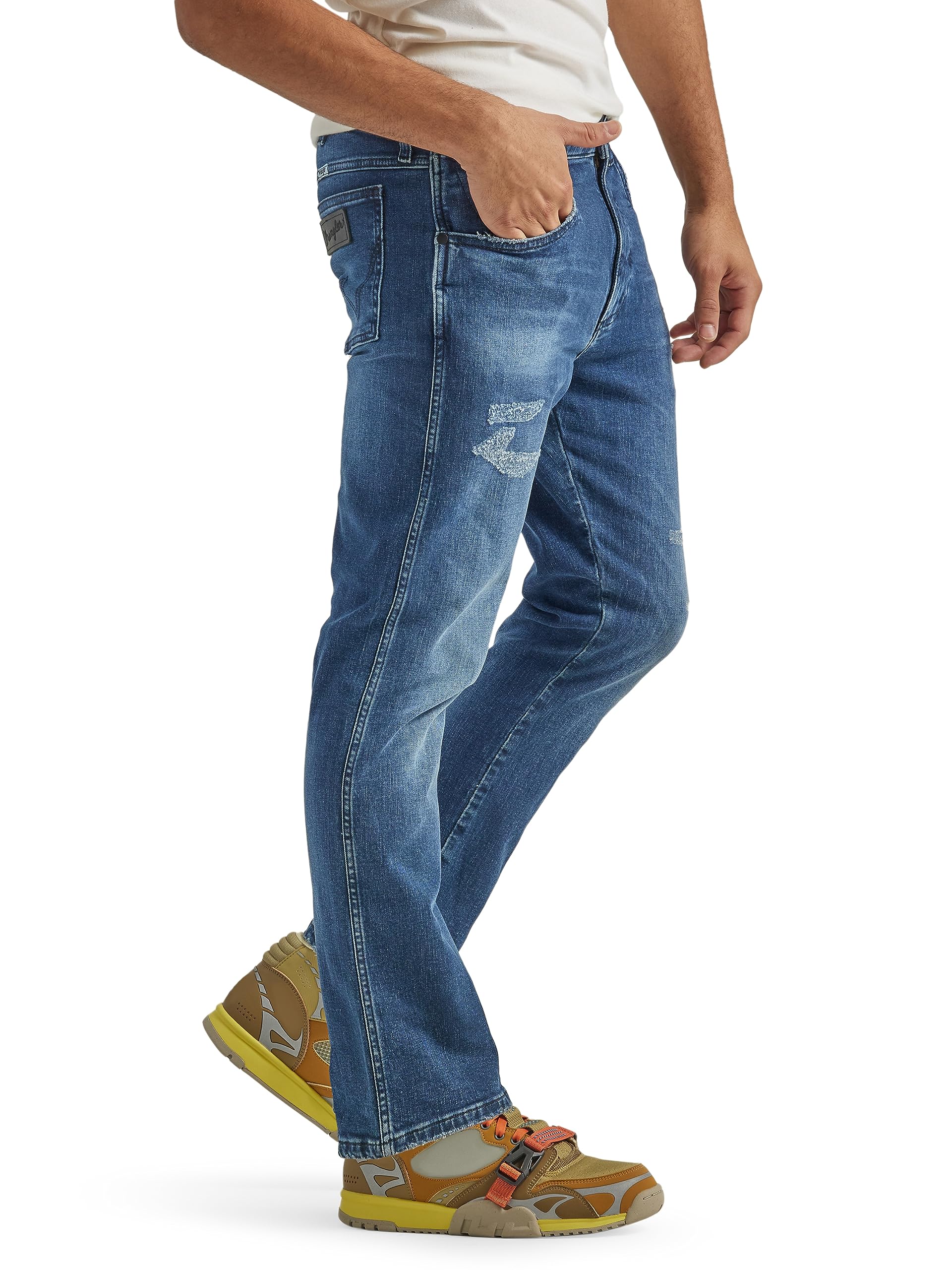 Wrangler Men's Bootcut Jeans - Classic Denim Pants for Cowboy & Western Style | Comfortable Fit for Work, Riding & Casual Wear