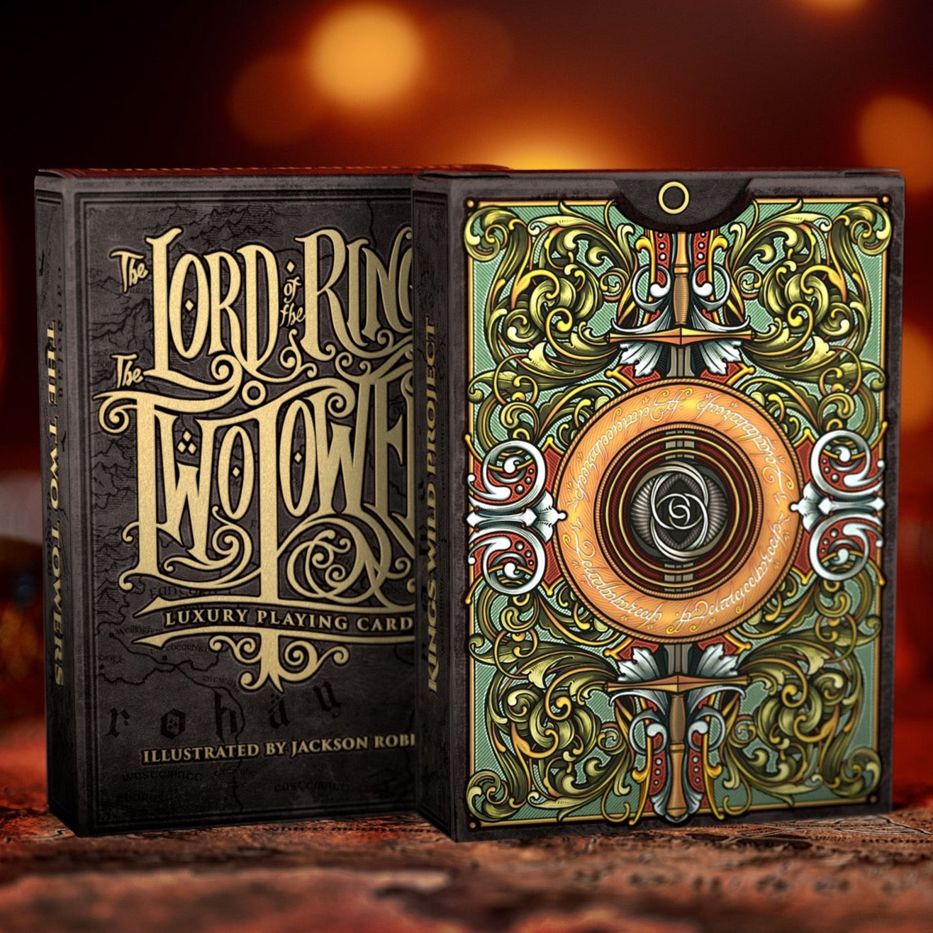 Premium Gilded Two Towers Playing Cards - Luxury Gold Foil Deck for Poker, Magic Tricks & Collectors - Perfect for Game Nights, Gifts & Cardistry