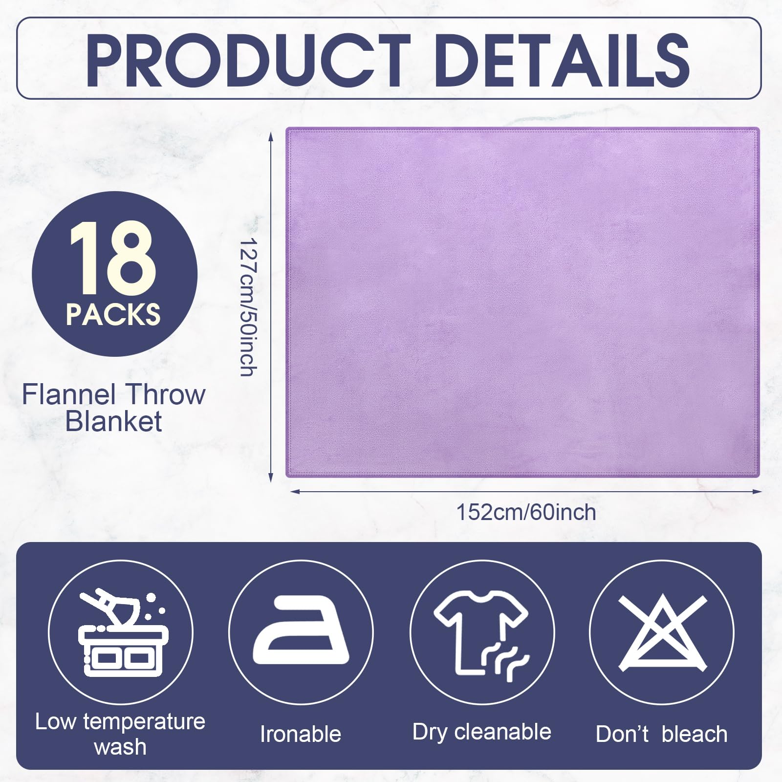 18-Piece Bulk Fleece Blankets Set - 50 x 60 Inch Soft Lightweight Flannel Throws for Wedding Guests, Home, Couch, Sofa & Bed - Perfect for Gifts, Outdoor Use & Cozy Nights (Multi-Color)
