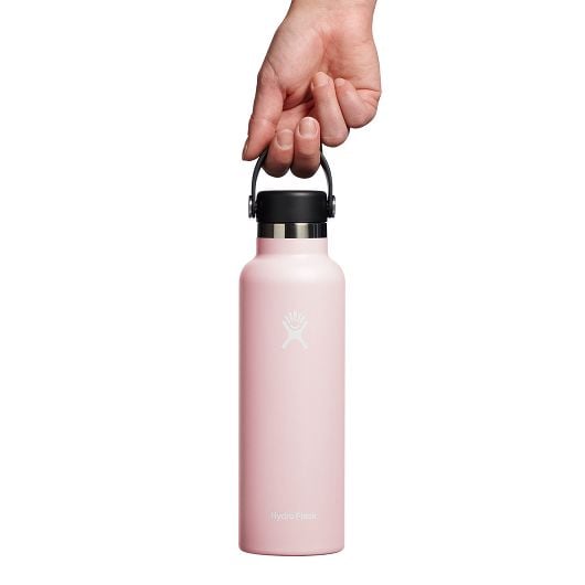21 oz Standard Mouth Water Bottle - BPA Free, Leak Proof Stainless Steel Insulated Bottle for Gym, Hiking & Everyday Use