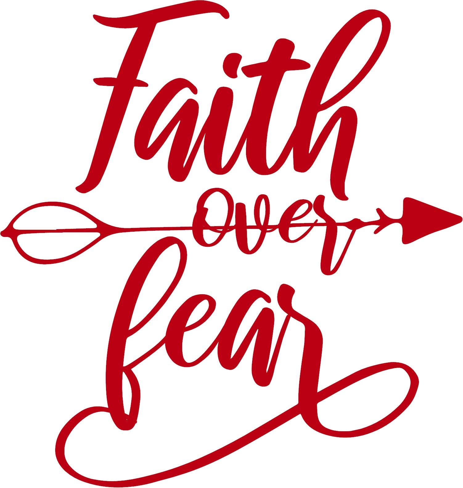 Faith Iron-On Patches for Clothes - White XL Size Embroidered Appliques for Shirts, Jackets, Hats, Bags & DIY Crafts - Customize Your Denim, Backpacks & Home Decor - Perfect for Gifts, Church Events & Personal Style Expression