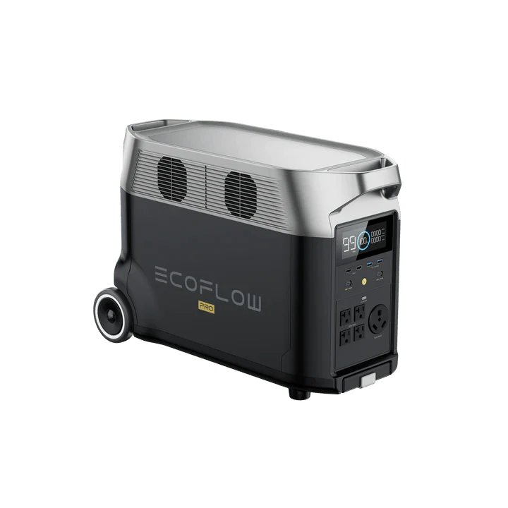 EcoFlow DELTA Pro Portable Power Station (2 Units) + Double Voltage Hub + 306A Transfer Switch for Home Backup, RV, Camping & Off-Grid Power Supply