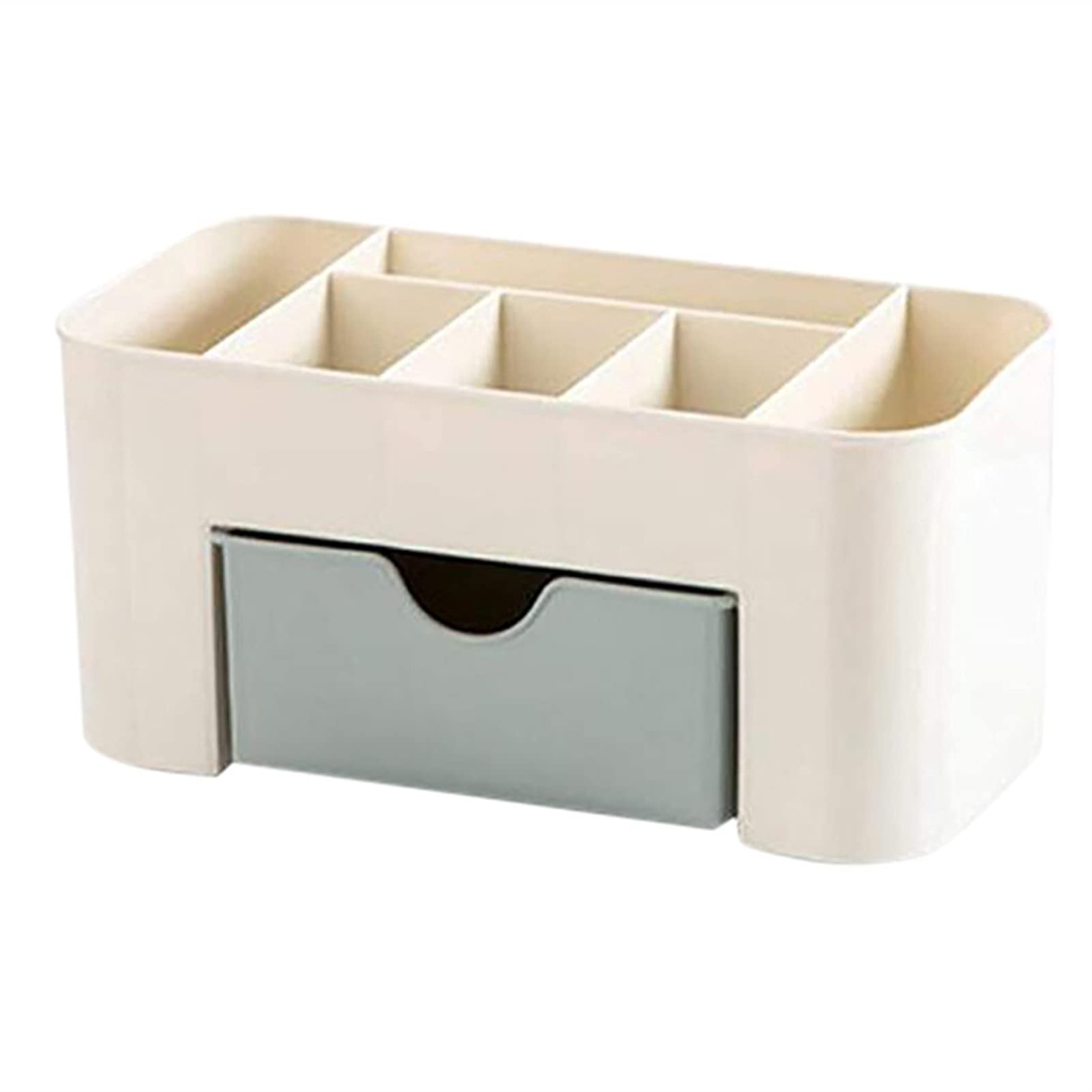 Portable Makeup Organizer Box - Space Saving Cosmetic Storage for Desktop