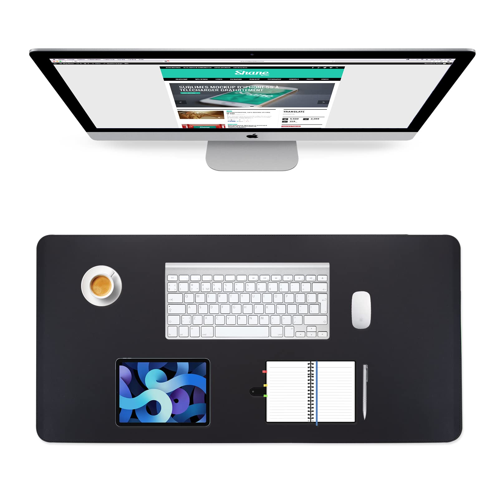 Premium Large Dual-Sided Desk Pad - 32