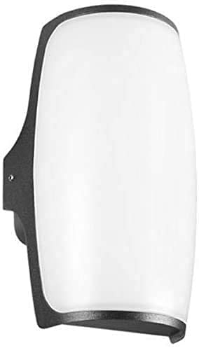 ZPTECH 6000K Outdoor LED Wall Light - IP65 Waterproof Wall Sconce - 12W/15W/18W Acrylic Shade Garden Lighting - Cool White 6000K - Perfect for Patio, Porch, Garage & Backyard Illumination