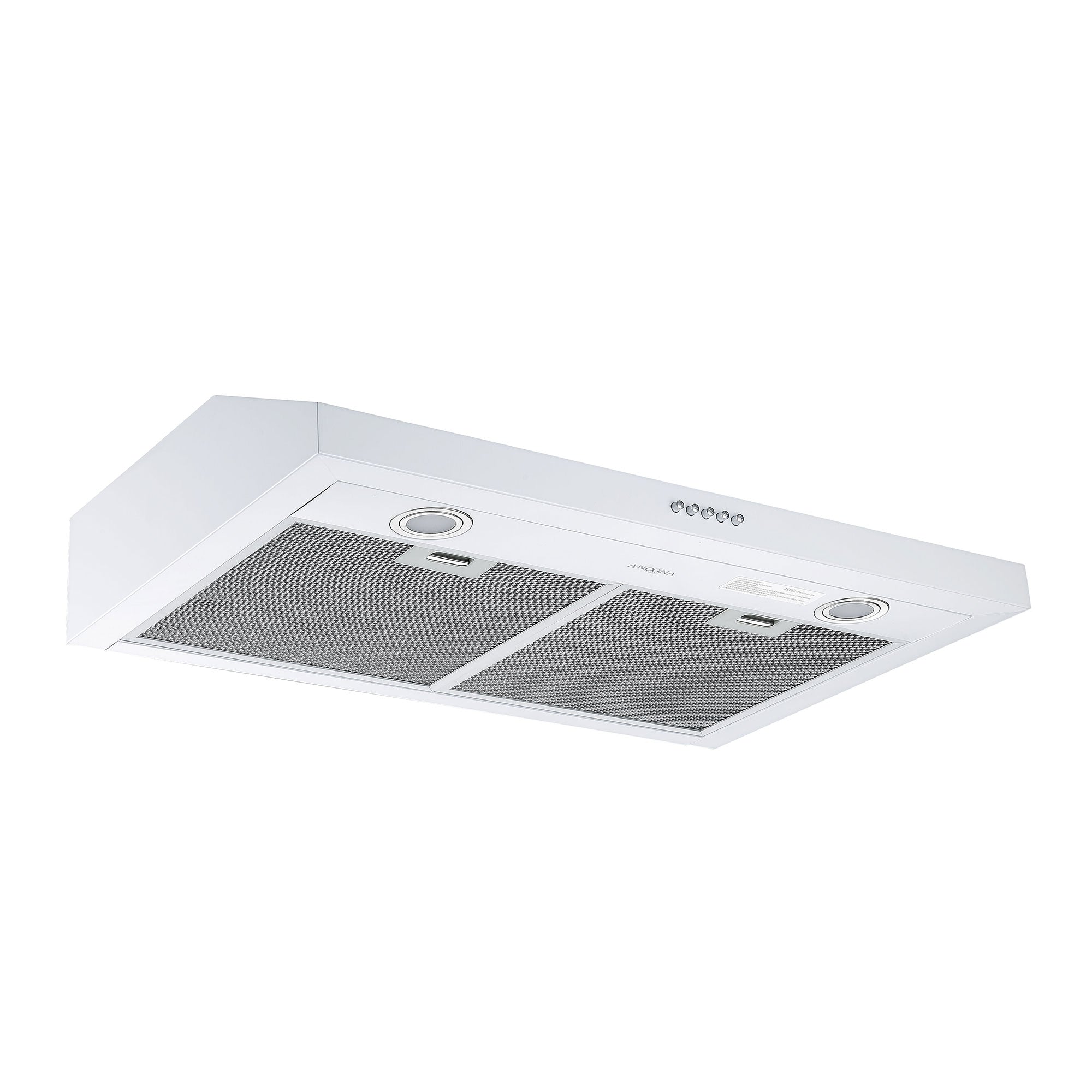 Slim S3DW 30-Inch 325 CFM Non-Vented White Under Cabinet Range Hood - Perfect for Small Kitchens, Apartments & Compact Cooking Spaces