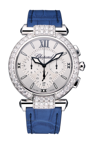 Chopard Imperiale Chronograph 18K White Gold Diamond Ladies Watch - Luxury Swiss Timepiece for Women, Elegant Dress Watch for Special Occasions & Formal Events