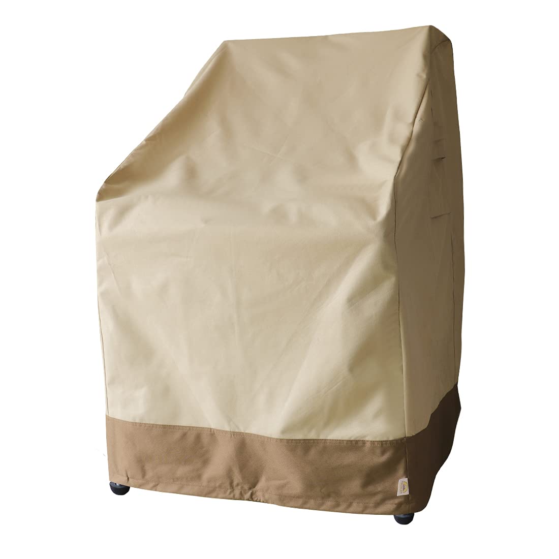 **Durable Waterproof Patio Stackable Chairs Cover - Large Outdoor Stacking Chair Protector Fits Up to 8 Chairs - Perfect for Backyard, Garden, and Poolside Use**