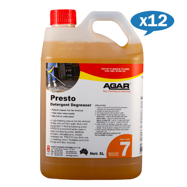 Wholesale Agar Presto Kitchen Degreaser Detergent - Heavy Duty Stain Remover for Stoves, Ovens & Grills - Commercial & Home Use