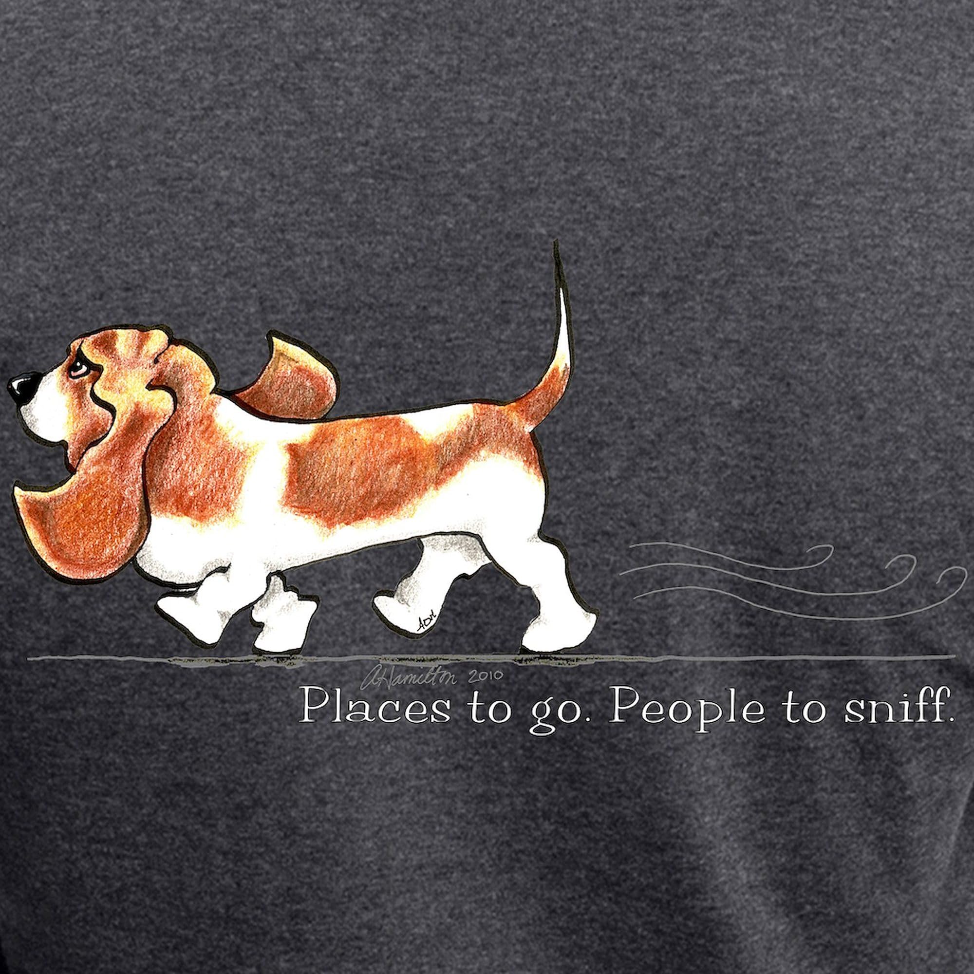 Basset Hound Print Women's Charcoal Pajama Set - Cozy Fleece Lounge Pajamas for Dog Lovers | Perfect for Sleepovers, Relaxing at Home & Gift Giving