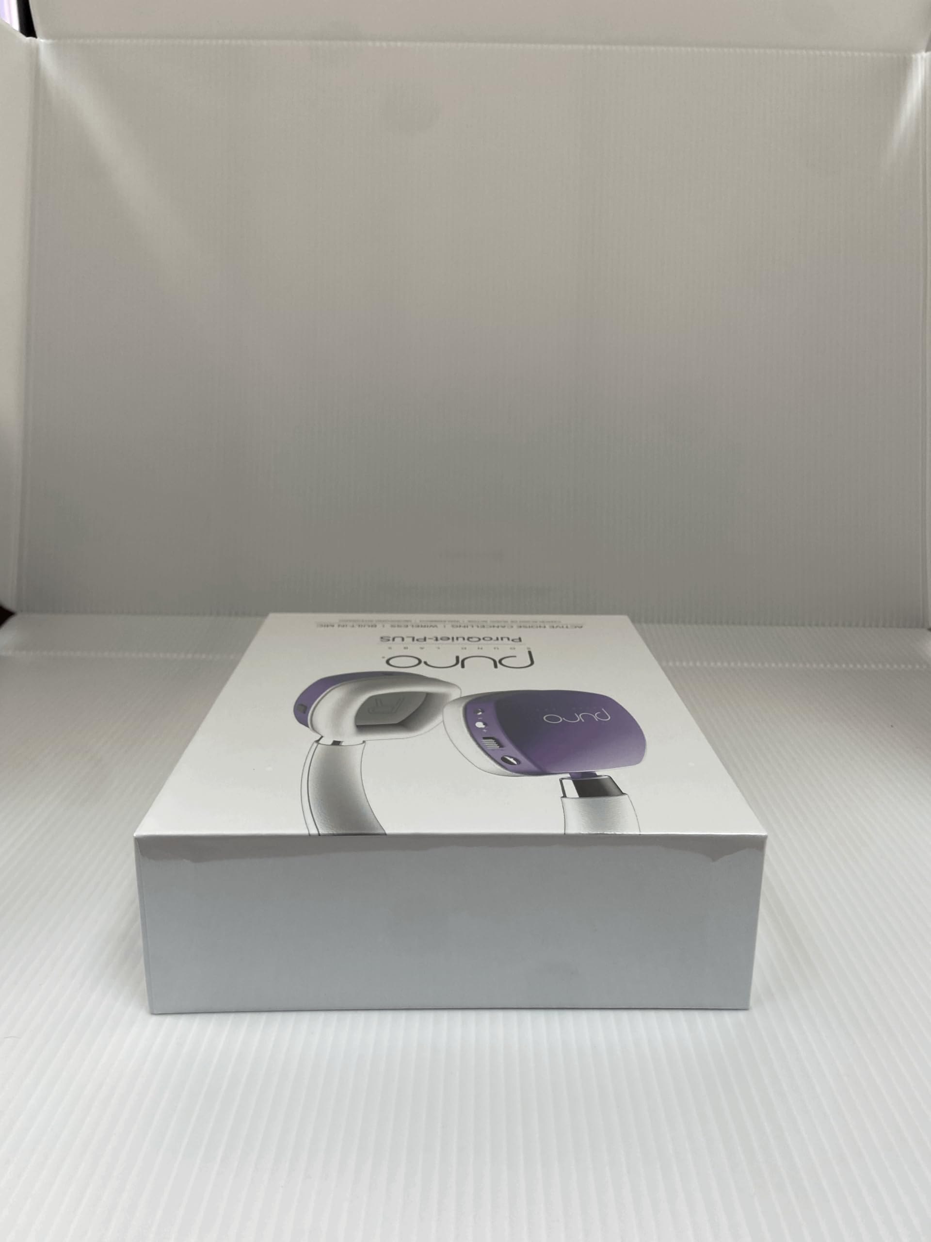 Puro Sound Labs PuroQuiet Plus Kids Bluetooth Headphones with Active Noise Cancelling - Volume Limited, Lightweight Over-Ear Design, Built-in Mic for Safe Listening - Studio-Grade Sound (Purple) - Perfect for School, Travel & Online Learning