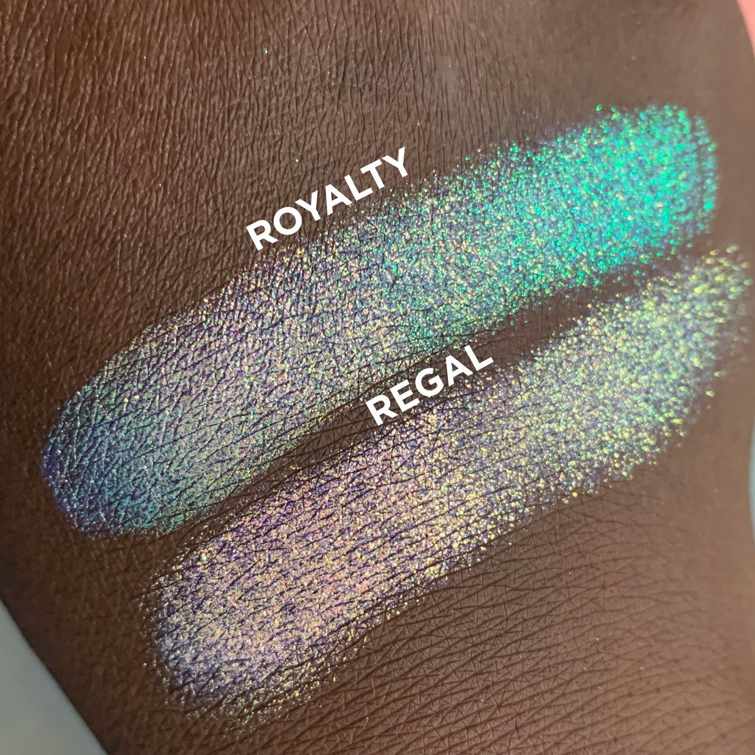 Regal Glitter Vibrant Multichrome Eyeshadow Palette - Long Lasting Pigmented Makeup for Party, Halloween & Special Occasions