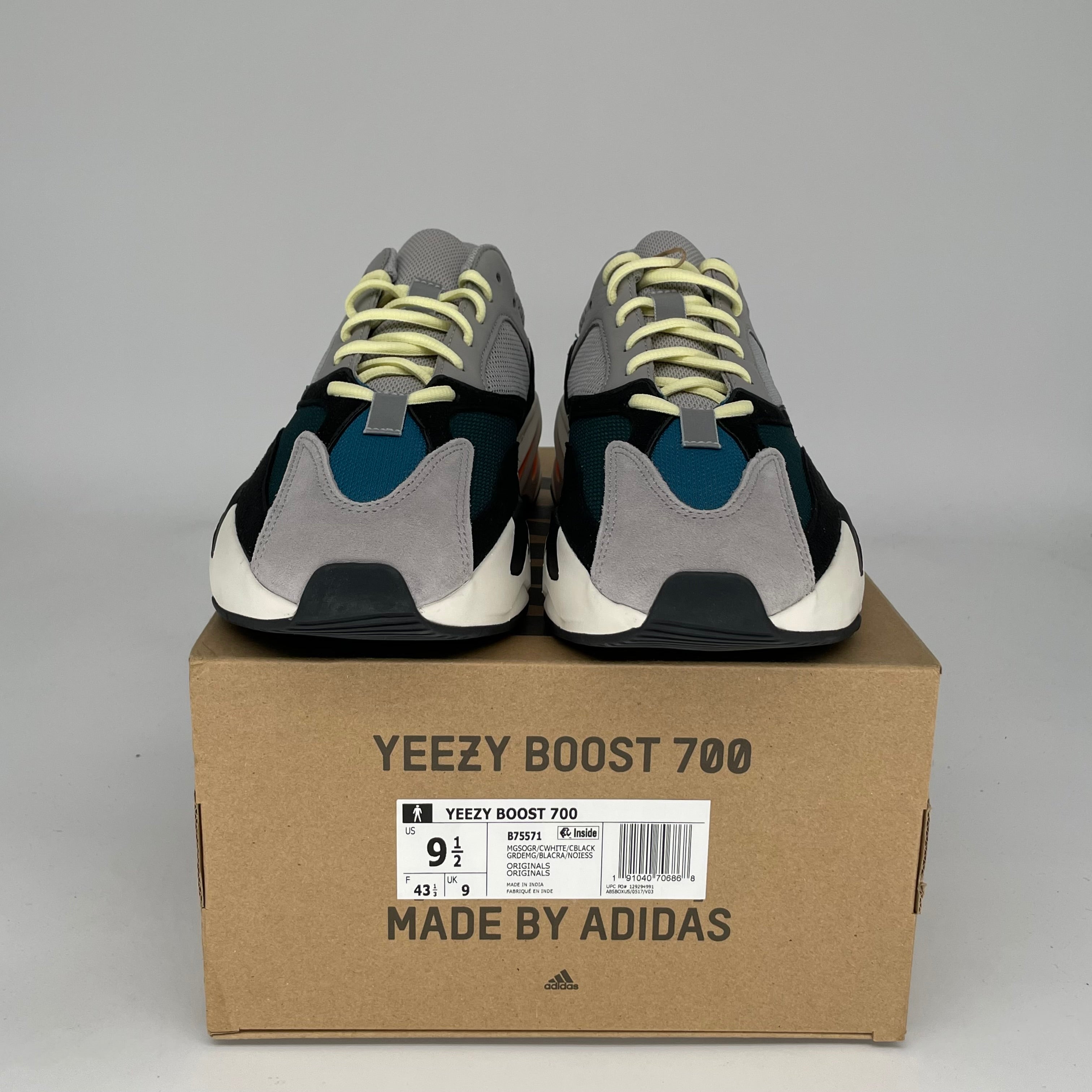 Adidas Yeezy 700 Wave Runner Sneakers - Men's Size 9.5 (B75571) | Comfortable Running Shoes for Casual Wear & Street Style Fashion