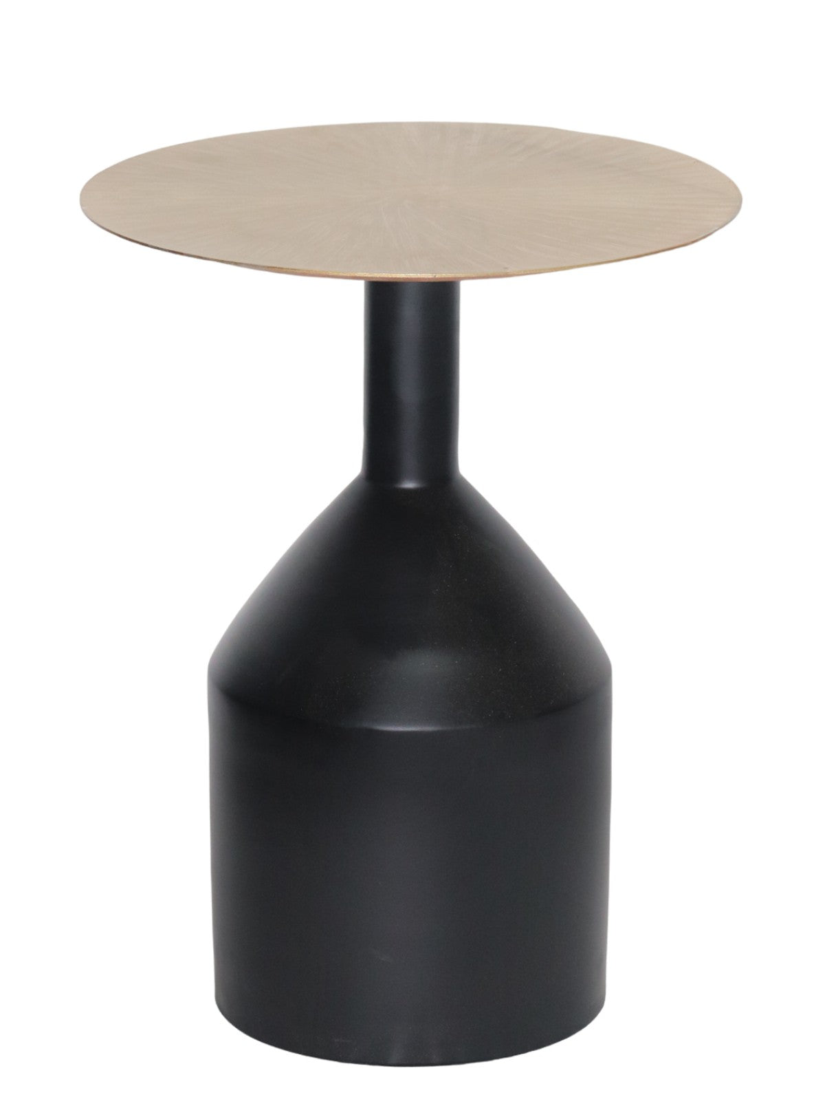 Elegant Black and Gold Accent Table - Modern Side Table for Living Room, Bedroom, or Entryway Decor
