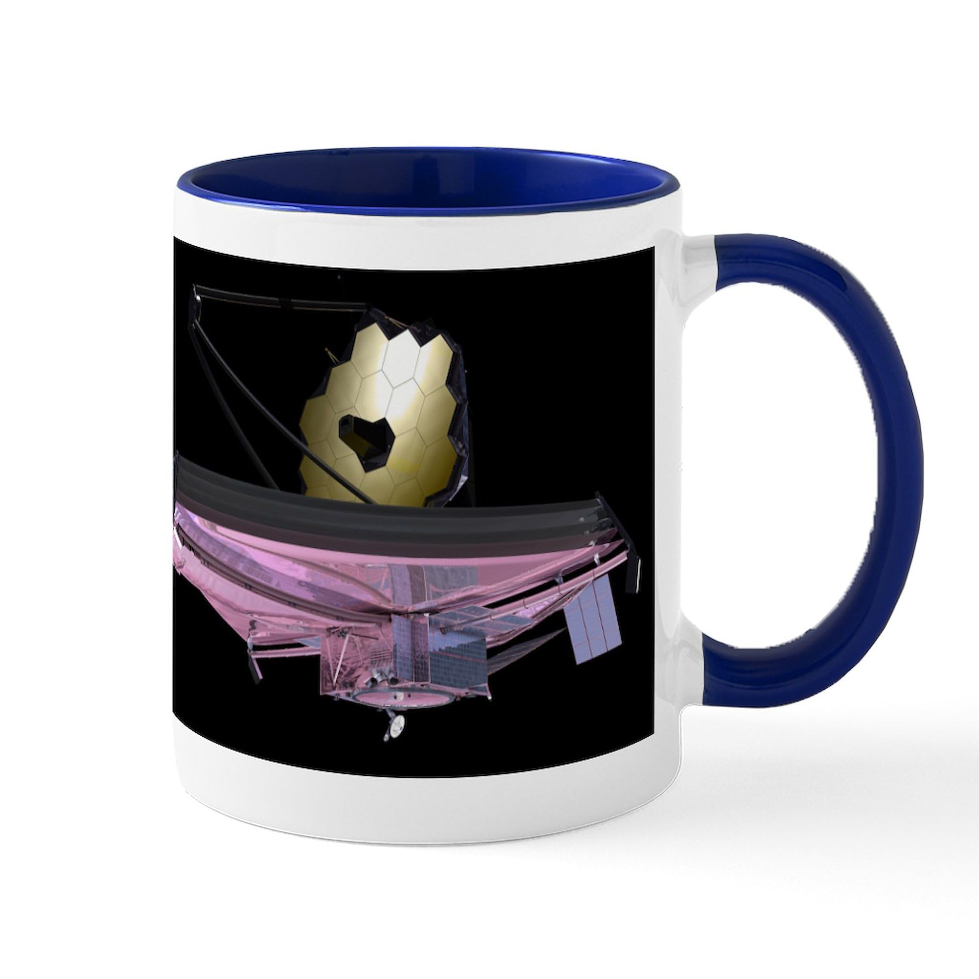 James Webb Space Telescope Artwork Ceramic Coffee Mug - 11 oz (325 ml) NASA-Inspired Design for Tea & Hot Drinks - Perfect for Home, Office & Astronomy Enthusiasts