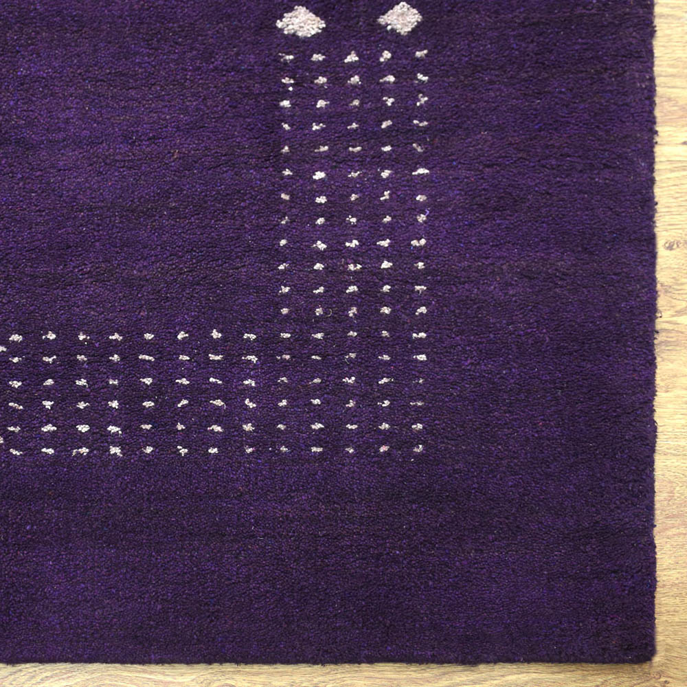 Hand Knotted Wool Rug - Premium Handmade Area Rug for Living Room, Bedroom & Dining Room - Soft & Durable Home Decor