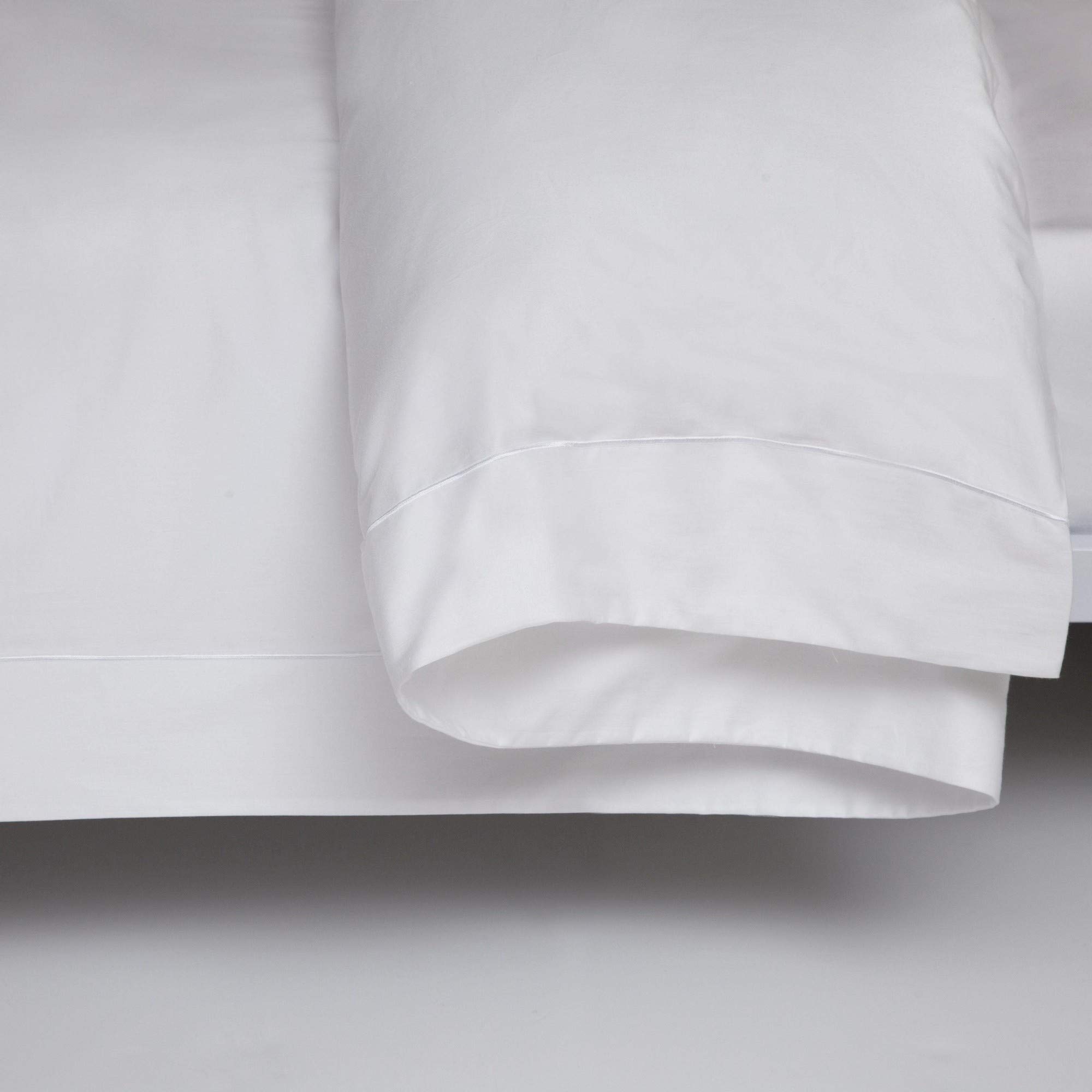 Belledorm 400 Thread Count Egyptian Cotton Oxford Duvet Cover Set - Twin Size, Duck Egg Blue - Luxury Bedding for Hotels, Guest Rooms & Master Bedrooms